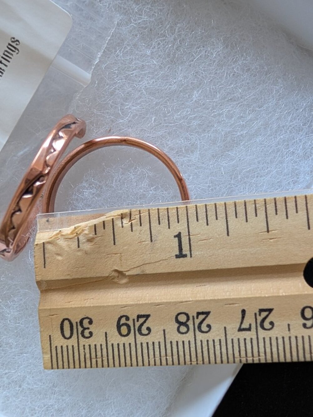 Native Elaine Tahe Copper Hoop Earrings - Picture 3 of 3